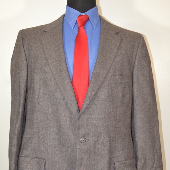 Stefano Bespoke 44R Sport Coat Blazer Suit Jacket